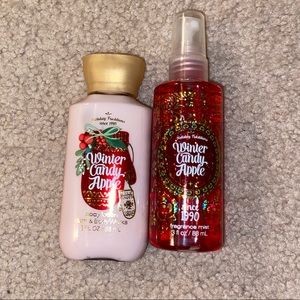 Bath and Body Works Winter Candy Apple Set